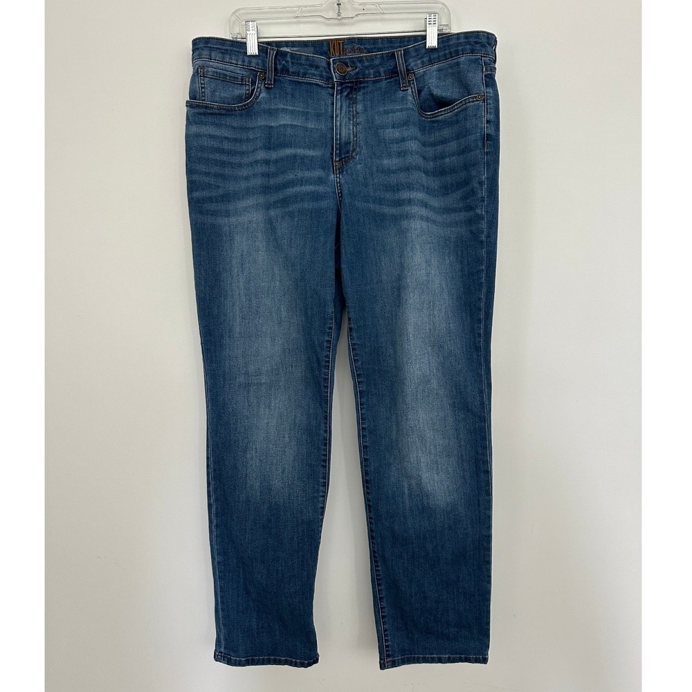 Kut from the Kloth Carrie Boyfriend Jeans Womens 16 Blue Medium Wash KP9065MA5R